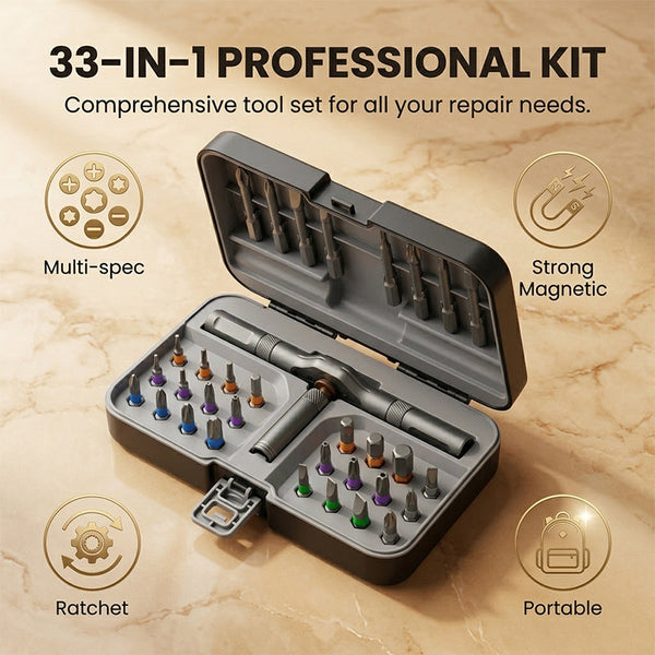 Sakerplus® Portable Precision Ratchet Driver Set