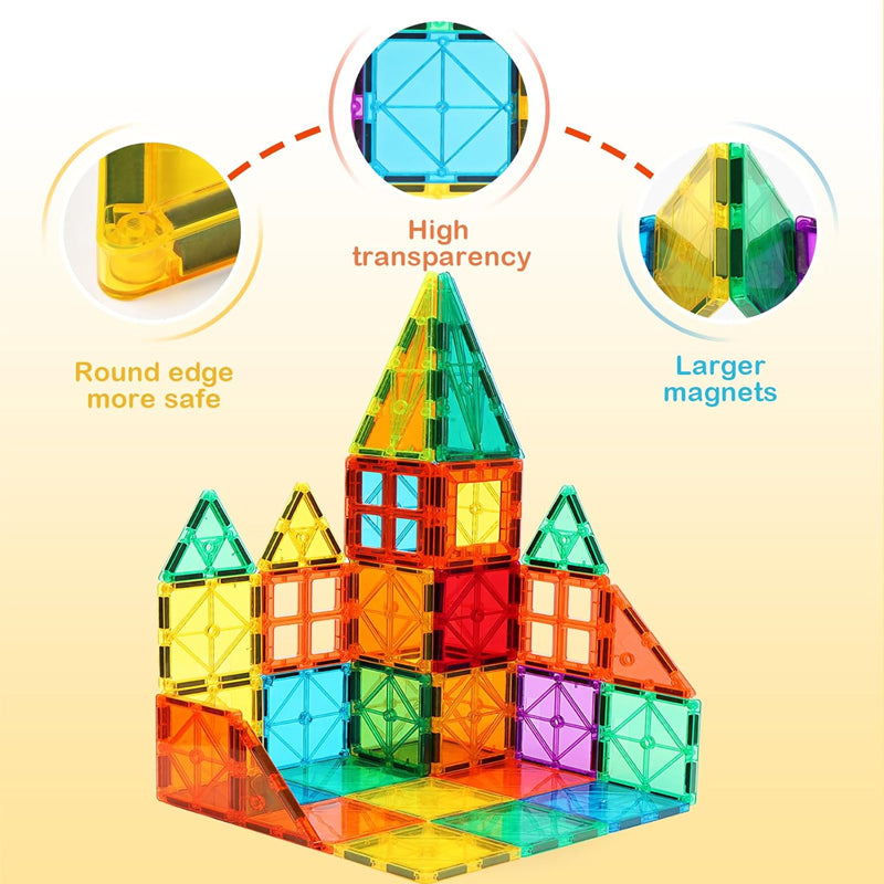 Sakerplus Magnetic 3D Building Blocks Set