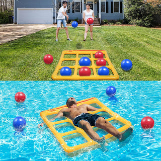 Sakerplus Inflatable Pool Game with Balls