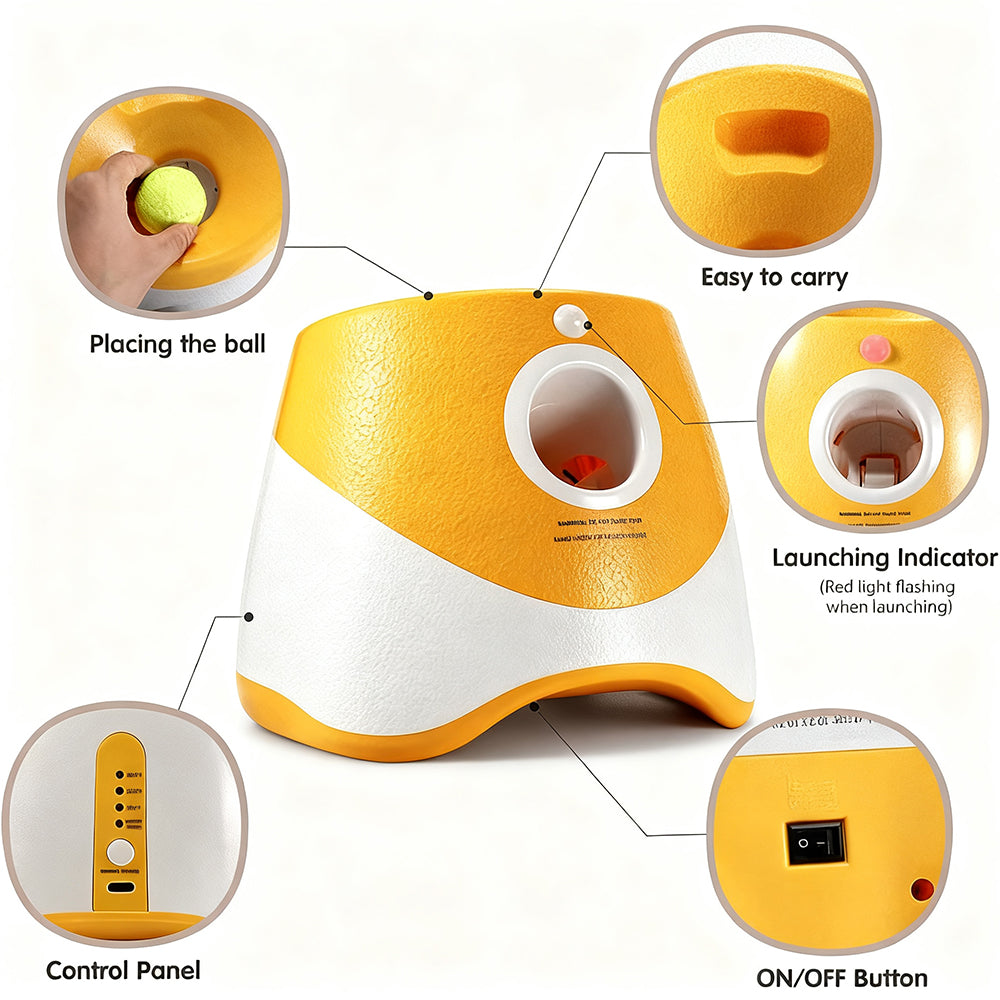 Sakerplus® Automatic Dog Ball Launcher Toy