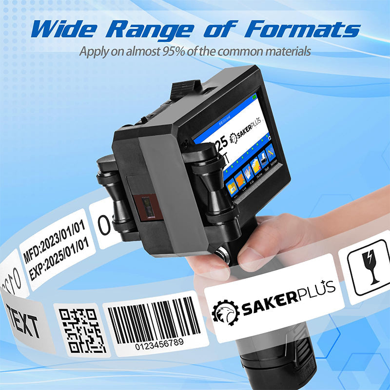 Sakerplus Handheld Inkjet Printer Gun Portable