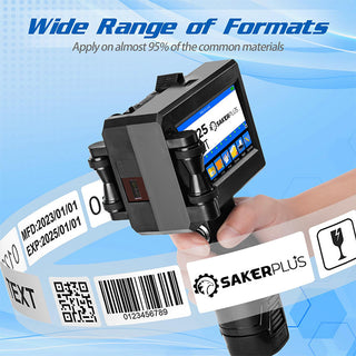Sakerplus Handheld Inkjet Printer Gun Portable