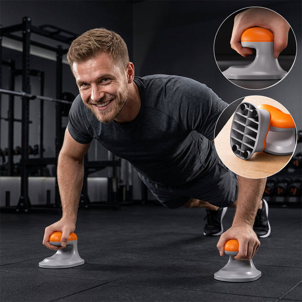 Sakerplus® Ergonomic Push Up Bars With Mat