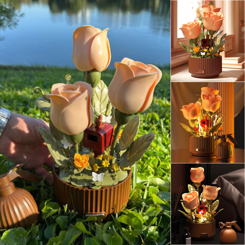 Sakerplus® Interactive Blooming Rose Atmosphere Lamp