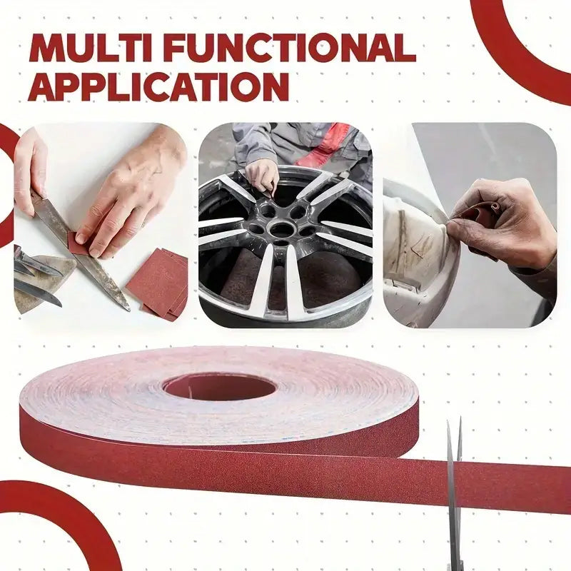 Sakerplus Assorted Grit Sandpaper Roll Set