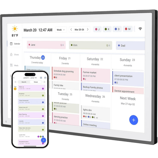 Sakerplus® Smart WiFi Digital Family Calendar