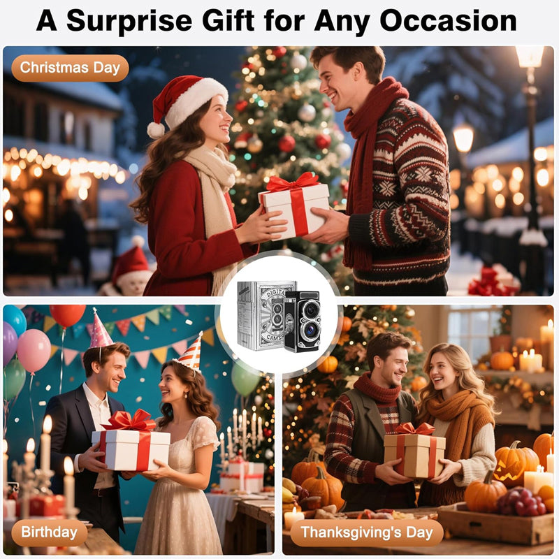 Sakerplus Vintage Mini Digital Camera