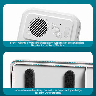 Sakerplus® Shower Phone Holder Speaker With Speaker