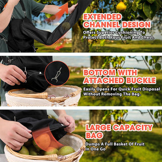 SAKER Fruit Picker Pole with Harvest Bag