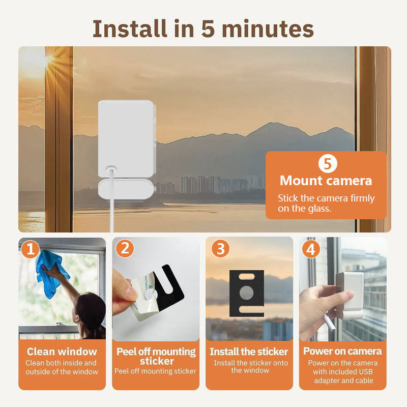 Sakerplus Mini indoor security camera with audio