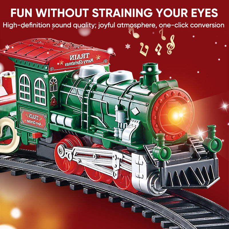 Sakerplus Christmas Tree Train Set Toy