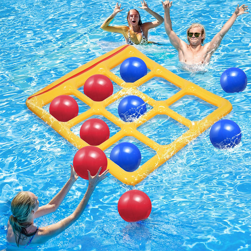 Sakerplus Inflatable Pool Game with Balls