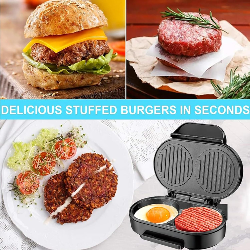 Sakerplus Electric Omelette Burger Maker Grill