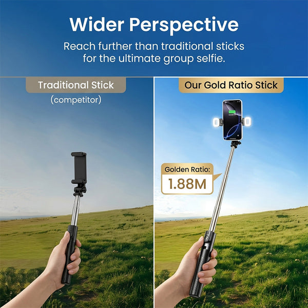 Sakerplus® Portable Extendable Phone Tripod Selfie Stick