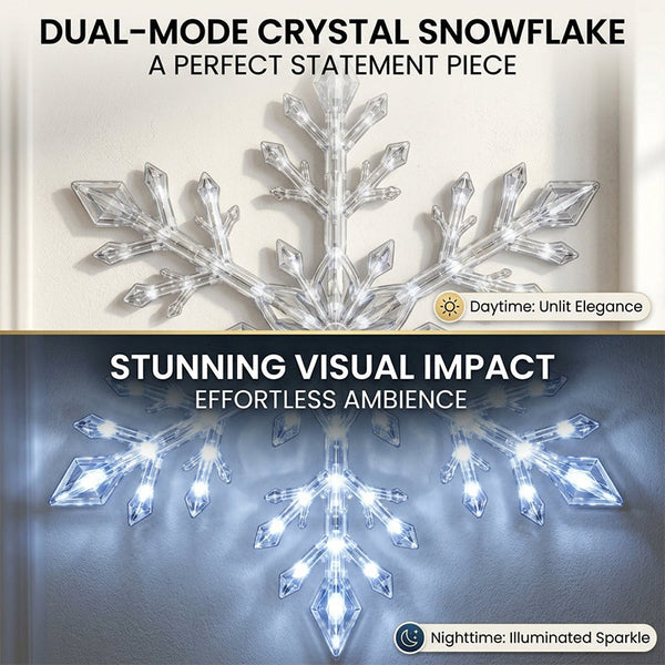 Sakerplus® LED Snowflake Wall Decoration Light Set