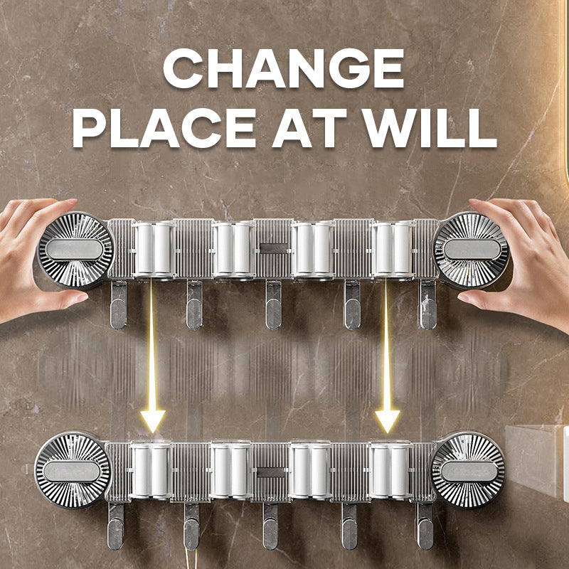 SAKER® Suction Cup Mop Clip