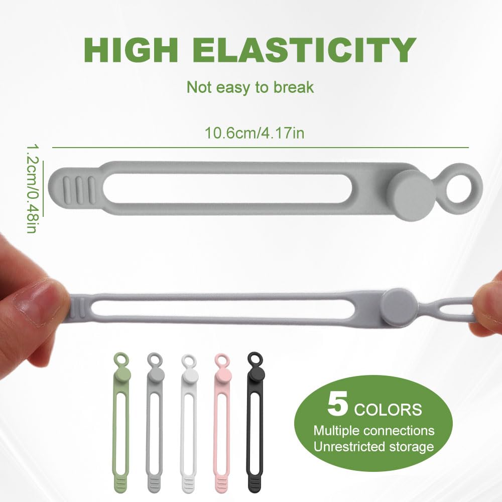 Sakerplus® Silicone Cable Organizer For Cables