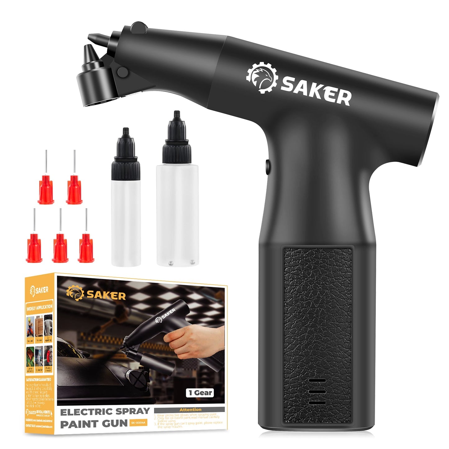 SAKER® Electric Spray Paint Gun
