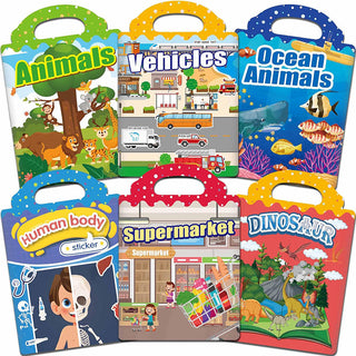 Sakerplus® Reusable Sticker Books For Toddlers