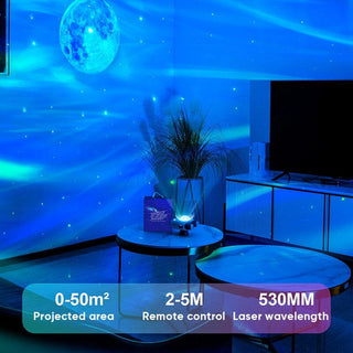 SAKER® Water Wave Dynamic Projection Atmosphere Lamp