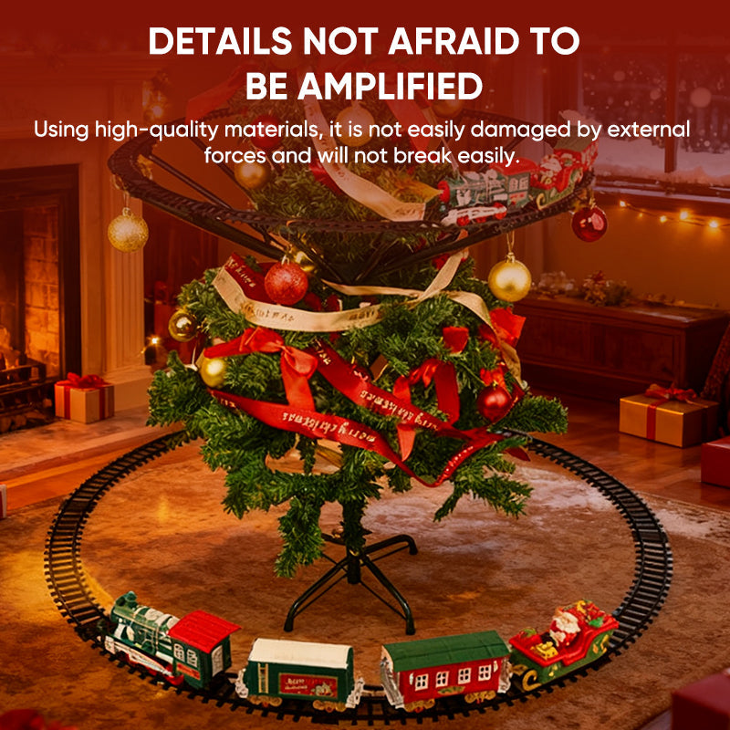 Sakerplus Christmas Tree Train Set Toy