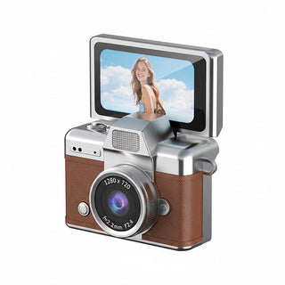 Sakerplus® Mini Flip Screen Retro Camera