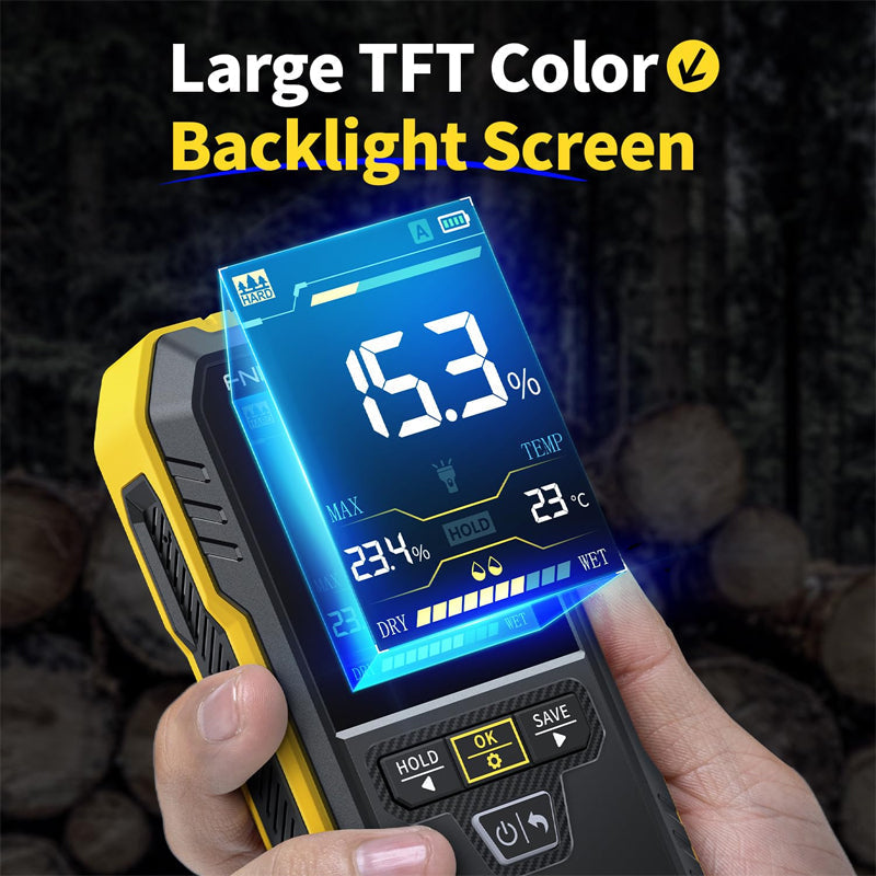 Sakerplus Rechargeable Pinless Moisture Detector