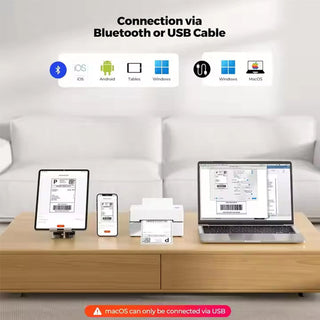 Sakerplus Wireless Bluetooth Label Printer