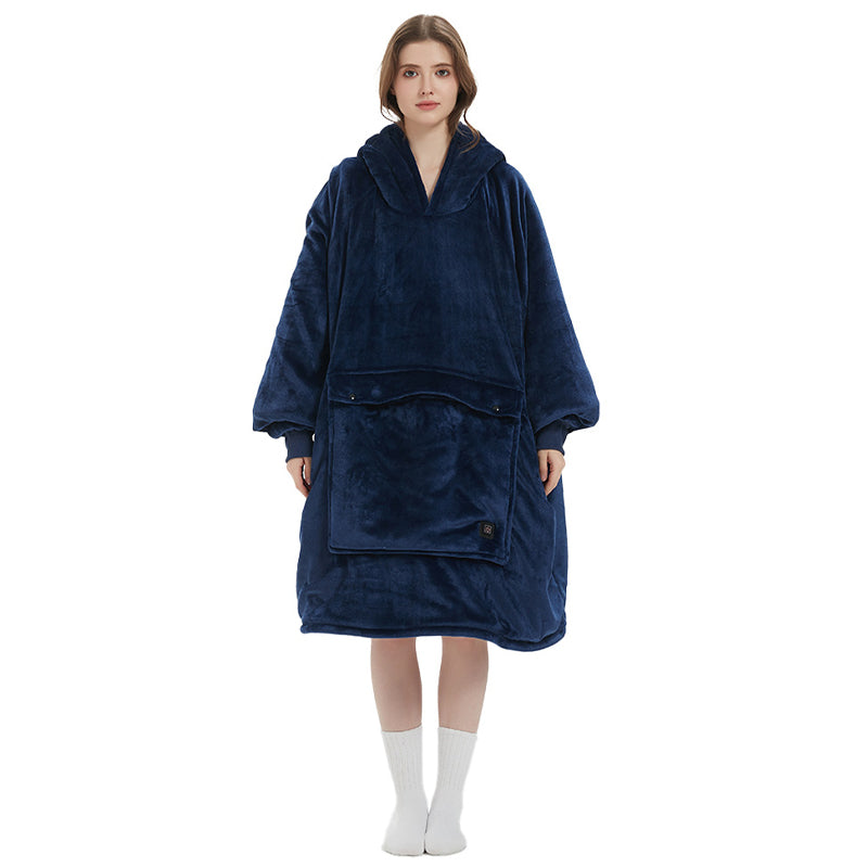 Sakerplus® Oversized Wearable Heated Blanket Hoodie