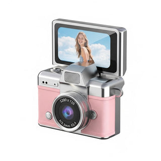 Sakerplus® Mini Flip Screen Retro Camera