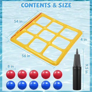 Sakerplus Inflatable Pool Game with Balls