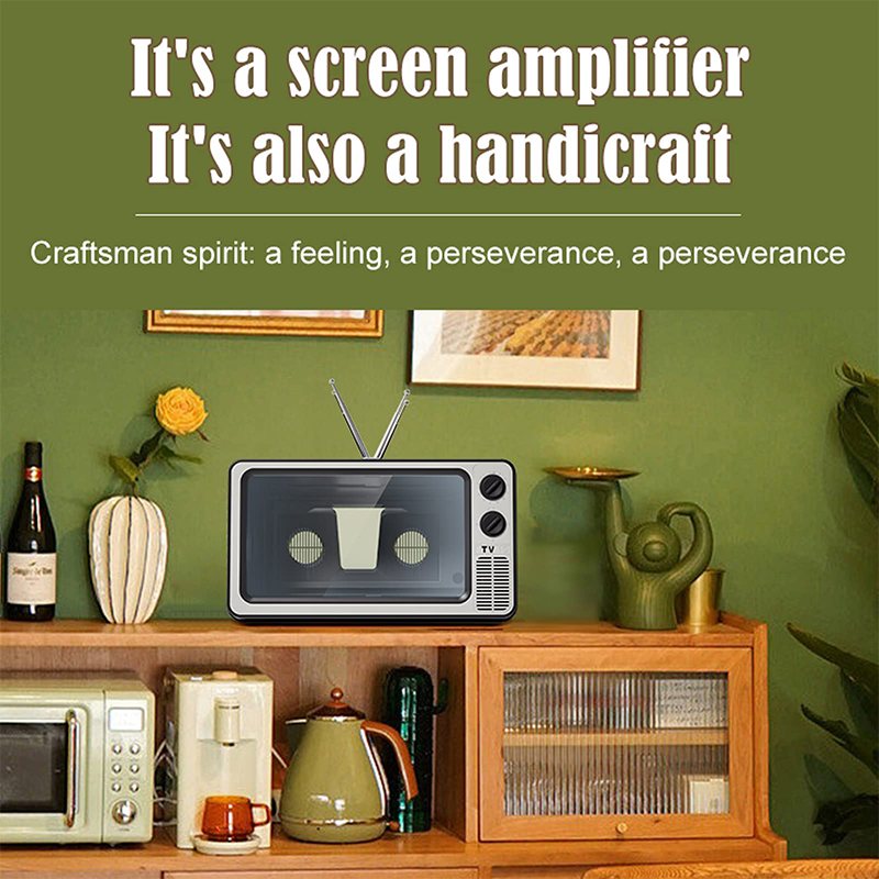 Sakerplus Retro TV Phone Screen Magnifier