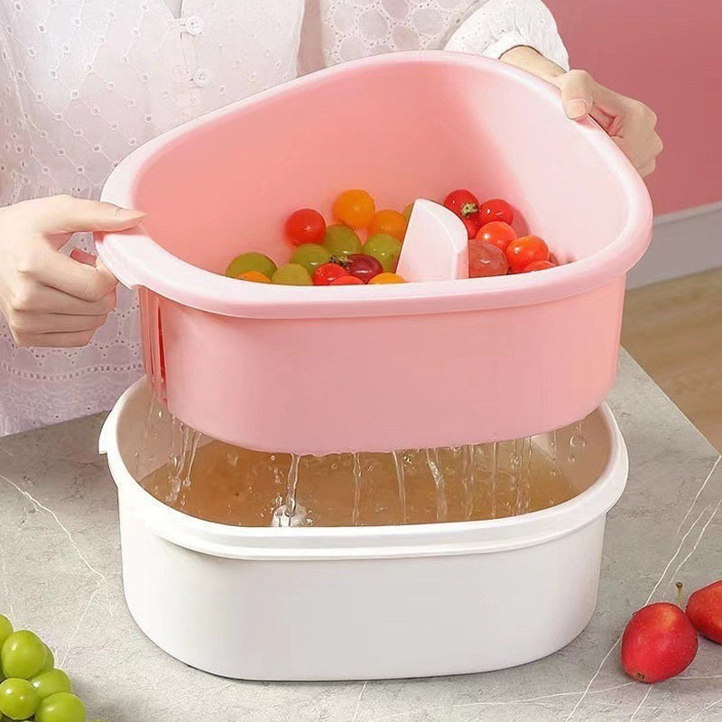 Sakerplus Fruit Washer Draining Basket