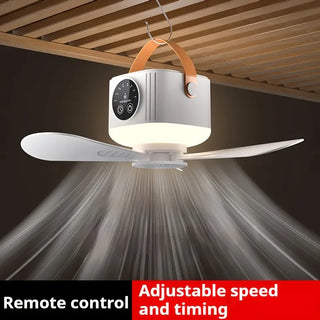 Sakerplus USB Rechargeable Ceiling Fan