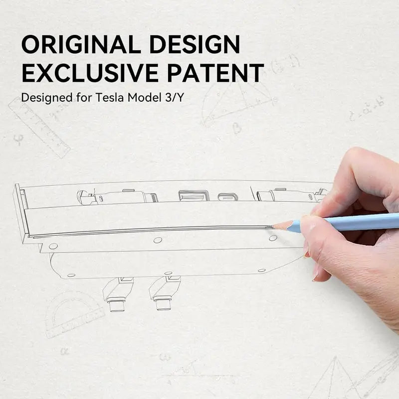 Sakerplus Tesla Model 3 Y USB Hub