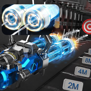 Sakerplus® Electric Gatling Double Barrel Water Gun