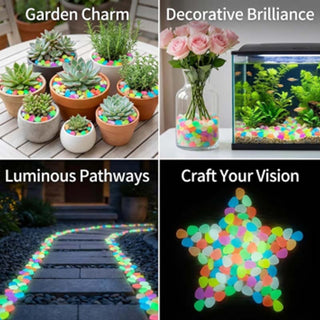 Sakerplus®  Glowing Pebbles For Garden Paths