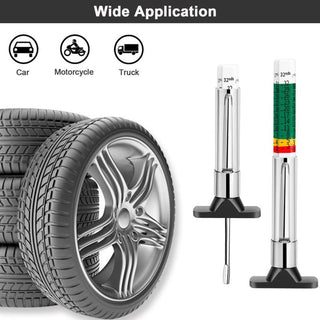 Sakerplus® Tire Tread Depth Gauge Universal