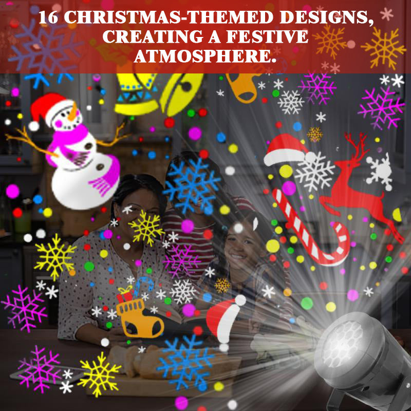 Sakerplus® Christmas Projection Pattern Lamp