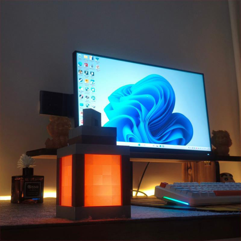 Sakerplus Pixelated Lantern LED Night Light