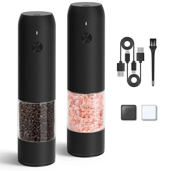 Sakerplus® Rechargeable Automatic Adjustable Electric Pepper Grinder – sakerplusuk