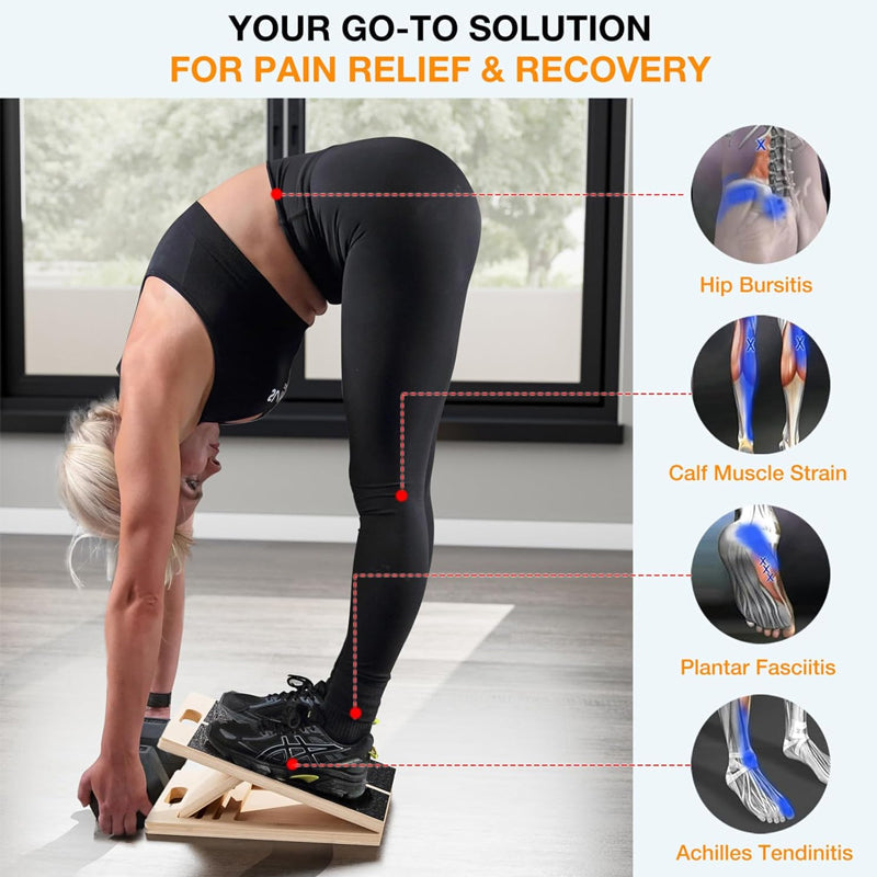 Sakerplus 6-Angle Slant Board & Balance Board