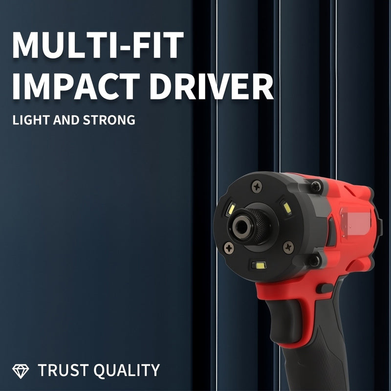 Sakerplus Compact Cordless Brushless Impact Driver