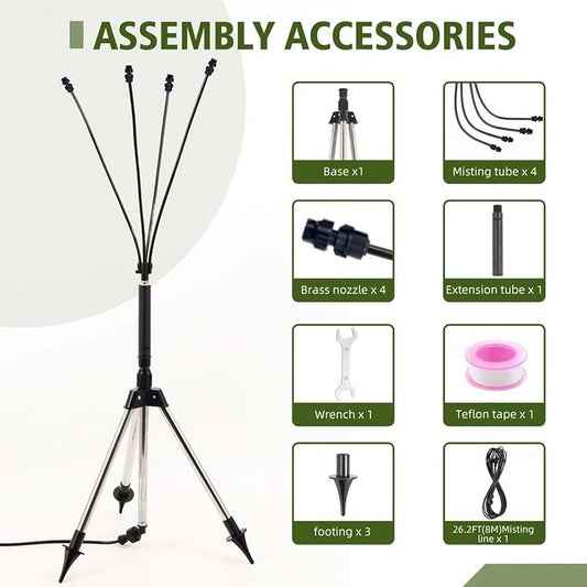 Sakerplus Adjustable Misting Cooling System