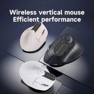Sakerplus Ergonomic Triple-Connect Wireless Mouse