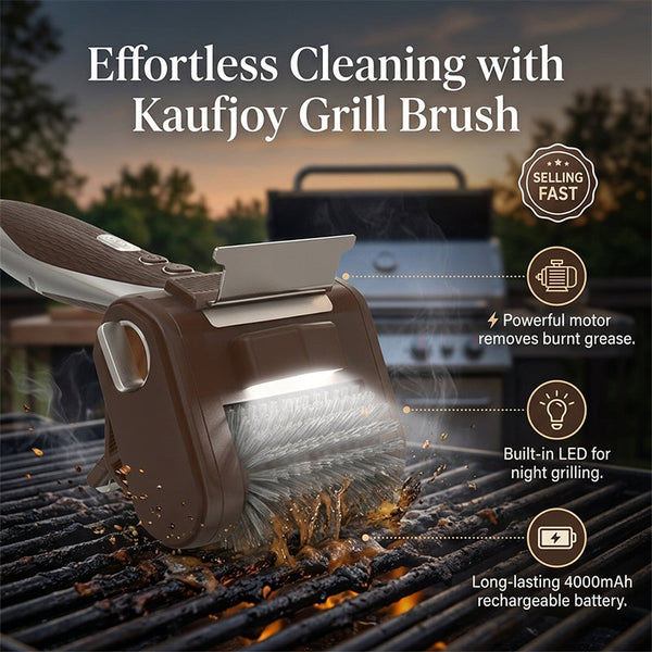 Sakerplus® Electric Cordless Grill Cleaning Brush