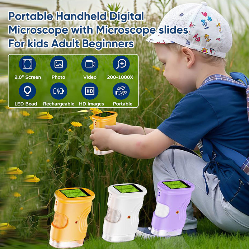 Sakerplus 1000X Handheld Digital Microscope