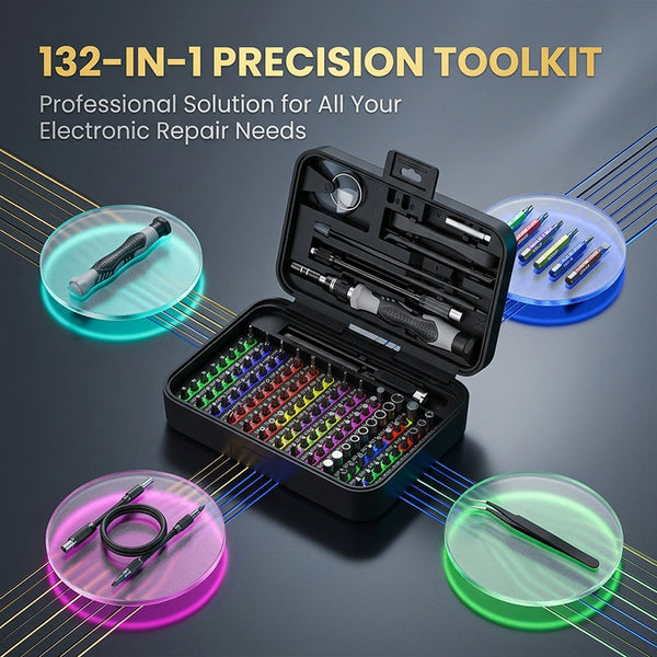 Sakerplus® 132-in-1 Micro Magnetic Screwdriver Set