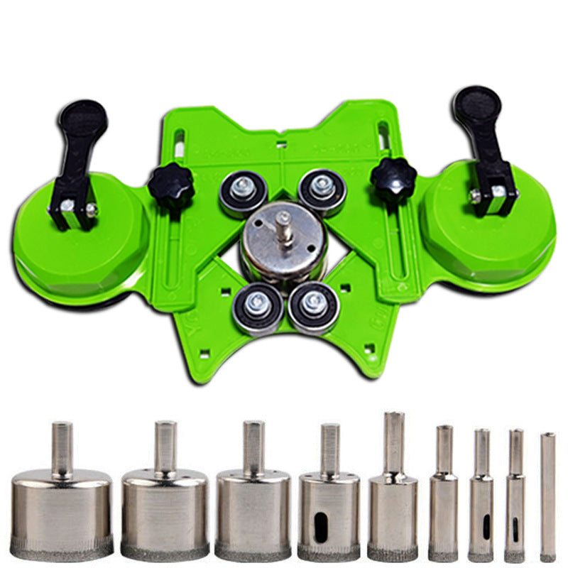 Saker Adjustable Drill Bit Hole Saw Guide Jig