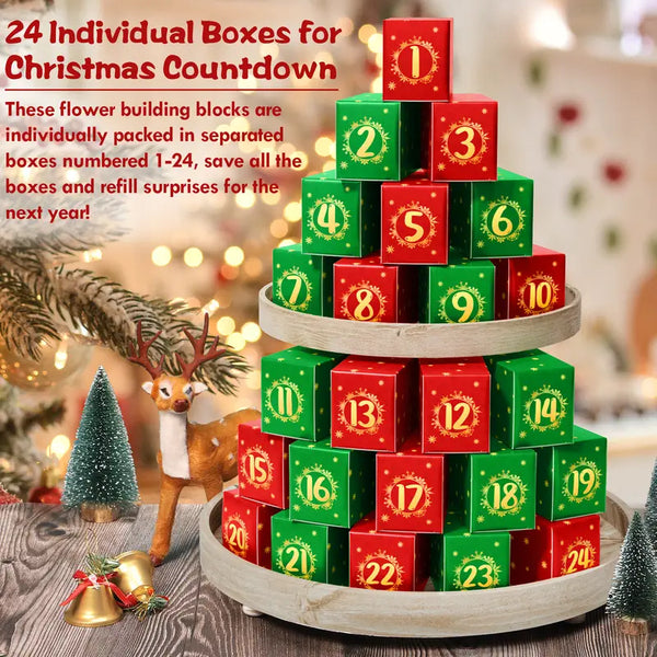 Sakerplus® Christmas Flower Bouquet Advent Calendar
